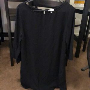 Black 3/4 sleeve dress